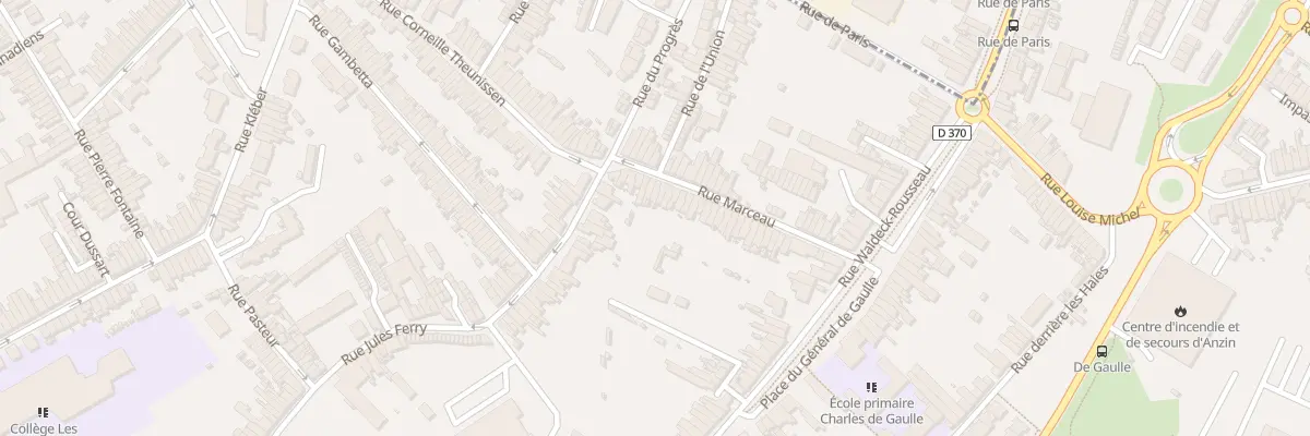 Plan du 39 Rue Marceau à Anzin