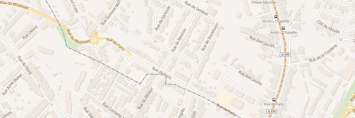 Plan du 26 Rue de Moscou à Beuvrages