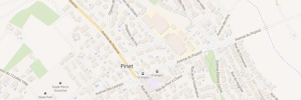 Plan du 8 Rue des Jonquilles à Pinet