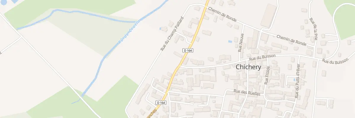Plan du 14 Rte de Branches à Chichery