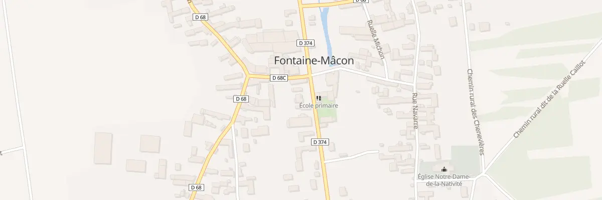 Plan du 29 Rte de Soligny à Fontaine-Mâcon