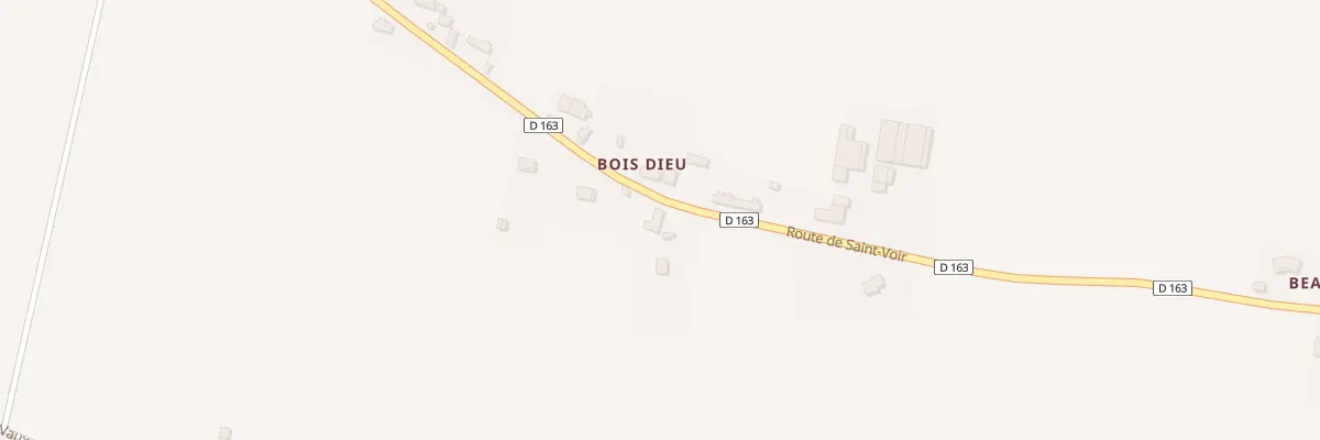 Plan du 9 Che du Bois Dieu à Treteau