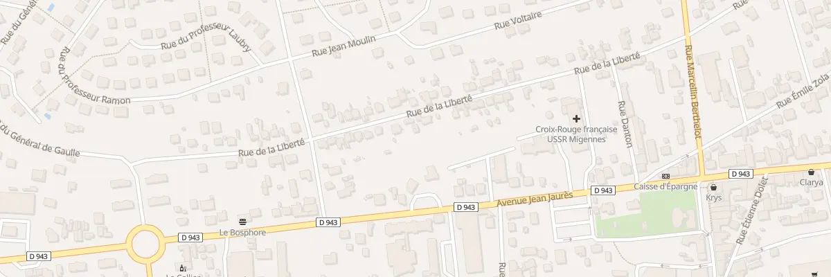 Plan du 65 Rue de la Liberté à Migennes