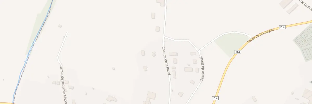 Plan du 9 Che de la Ravel à Paulhaguet
