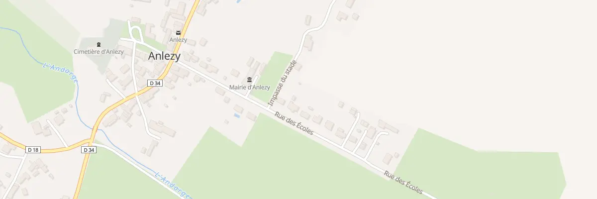 Plan du 20 Rue des Ecoles à Anlezy