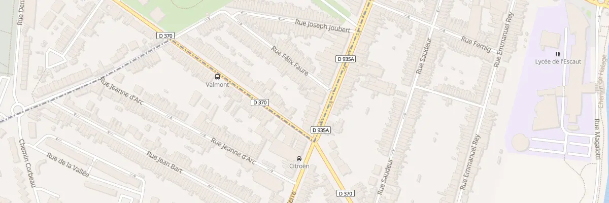 Plan du 3B Rue Constant Moyaux à Anzin