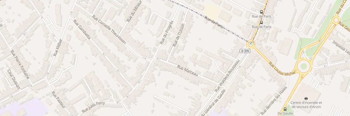 Plan du 48 Rue Marceau à Anzin