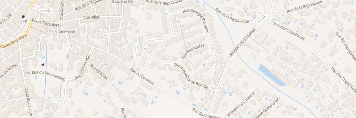 Plan du 16 Rue Jacqueline de Romilly à Saint-André-de-Sangonis