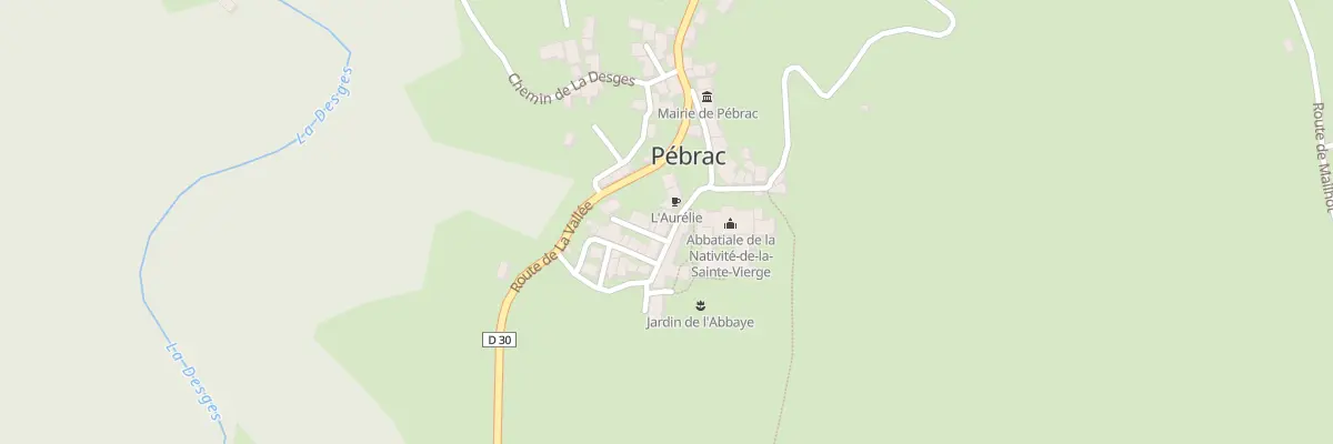 Plan du 5020 Le Bourg à Pébrac