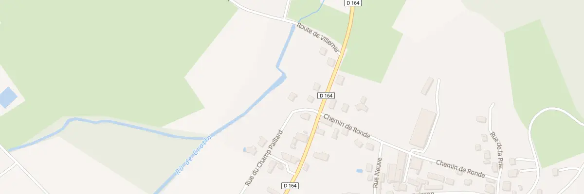 Plan du 1 Rue du Champ Paillard à Chichery
