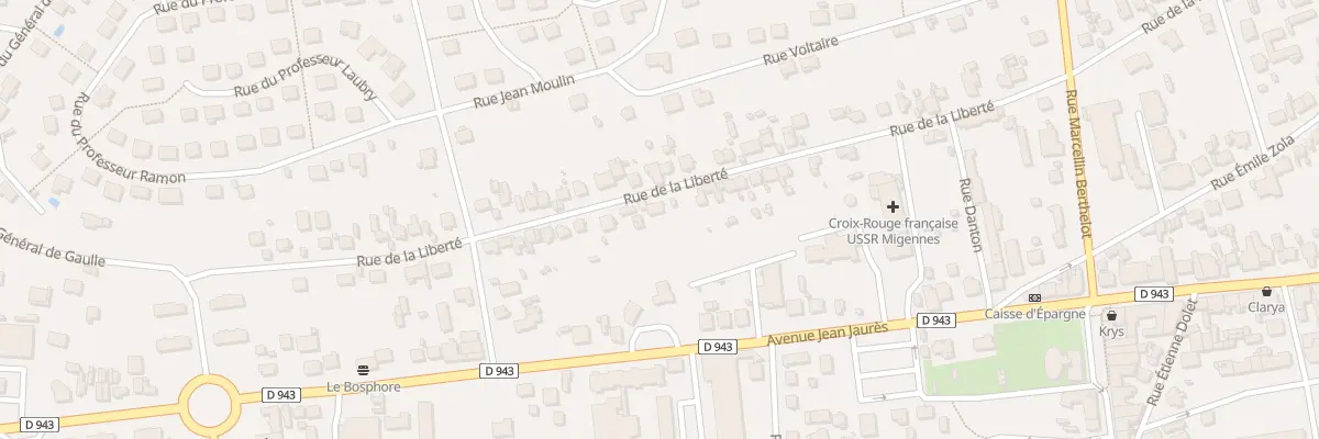 Plan du 61 Rue de la Liberté à Migennes
