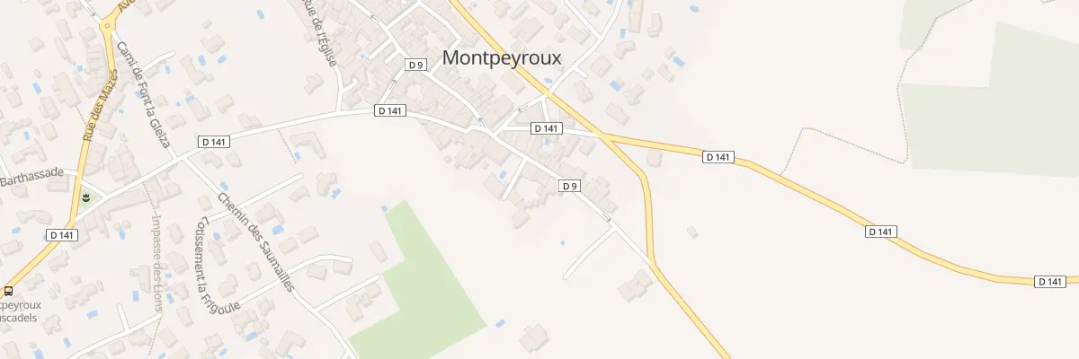 Plan du 72 Rue de la Dysse à Montpeyroux