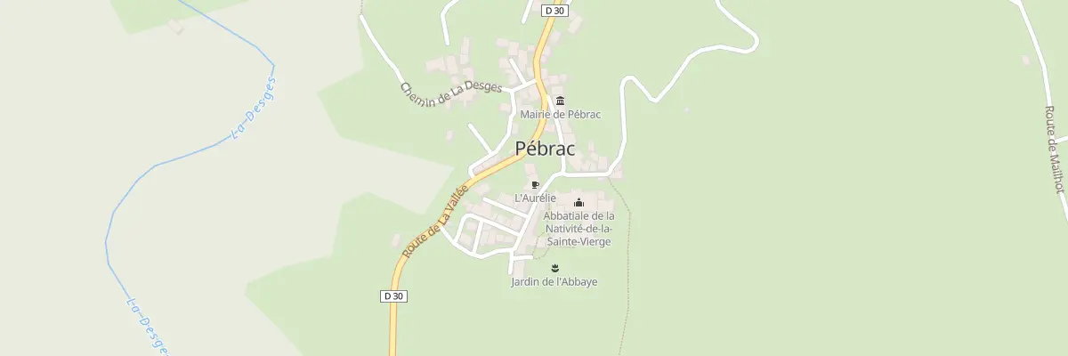 Plan du 5018 Le Bourg à Pébrac