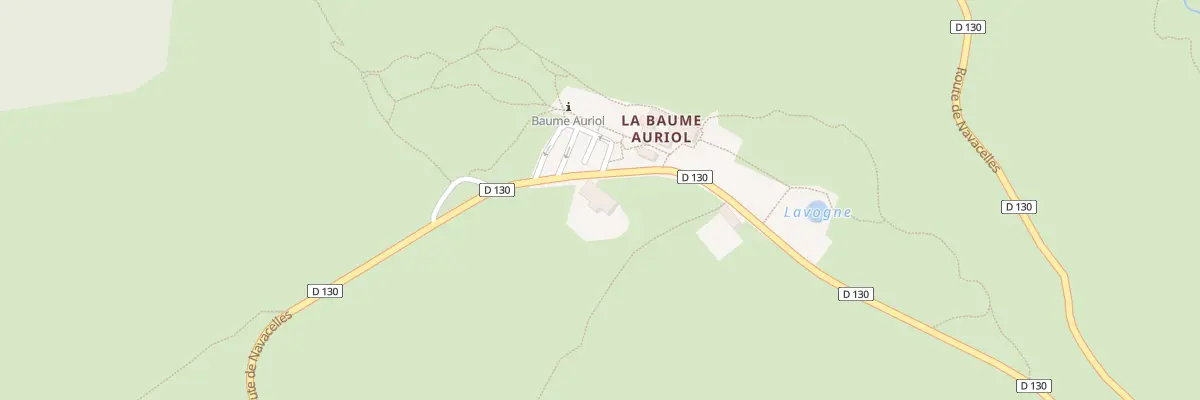 Plan du 2 La Baume Auriol à Saint-Maurice-Navacelles
