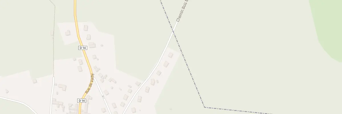 Plan du 24 Rue du Bois Morin à Chassemy
