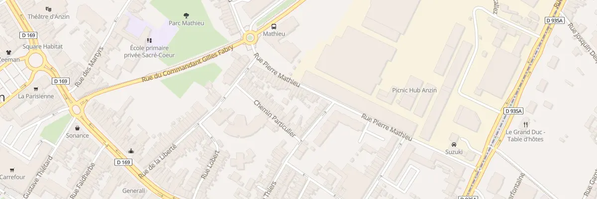 Plan du 55 Rue Pierre Mathieu à Anzin