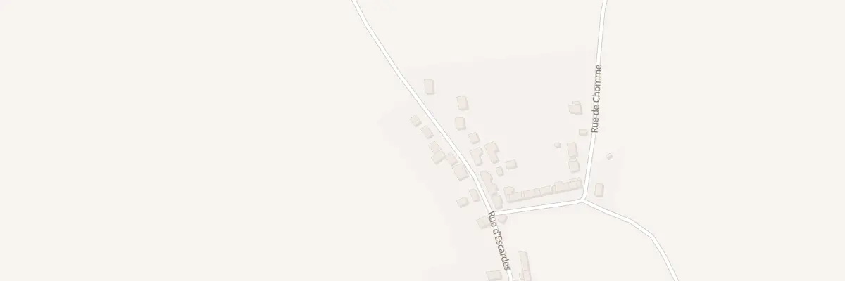 Plan du 25 Rue d’Escardes à Bouchy-Saint-Genest