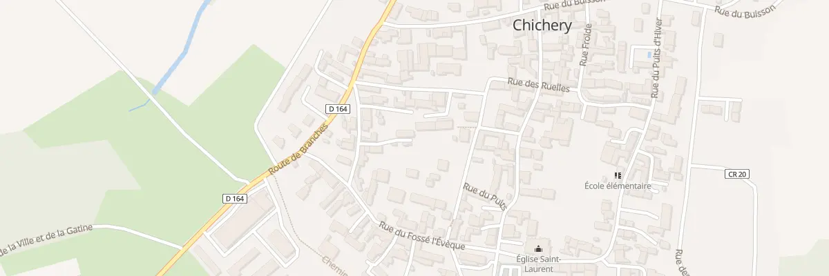 Plan du 4 Rue des Cornes du Diable à Chichery