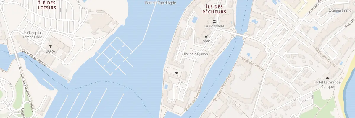 Plan du 6 Rue de la Toison d’Or à Agde