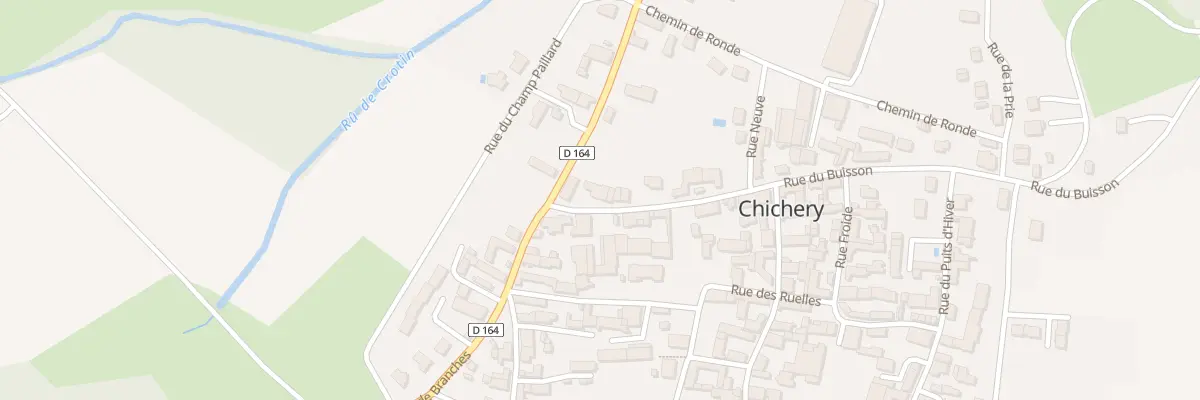 Plan du 3 Rue du Buisson à Chichery