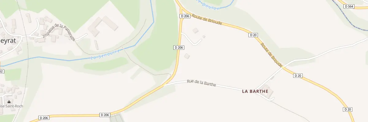 Plan du 5116A La Barthe à Domeyrat