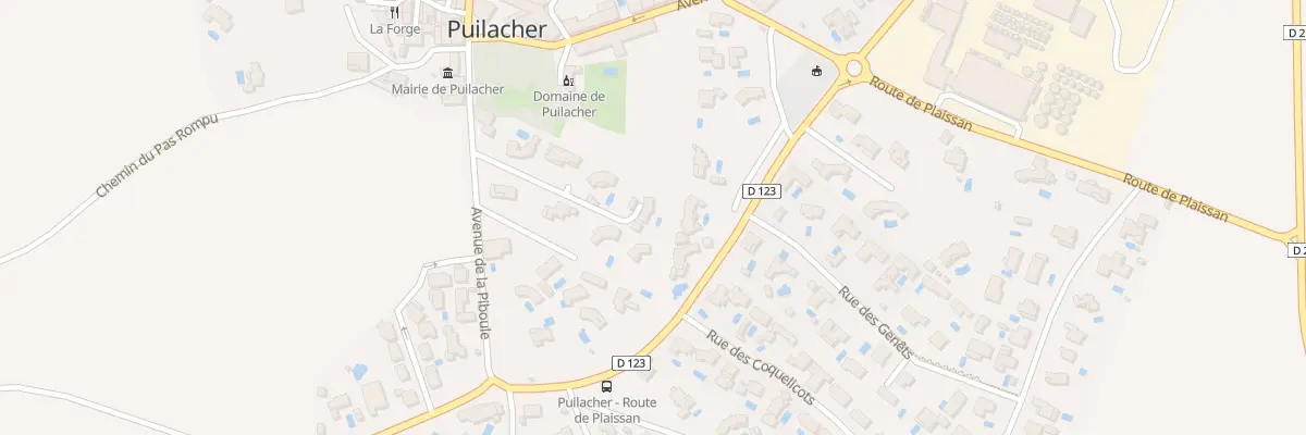 Plan du 7 Imp des Ecureuils à Puilacher