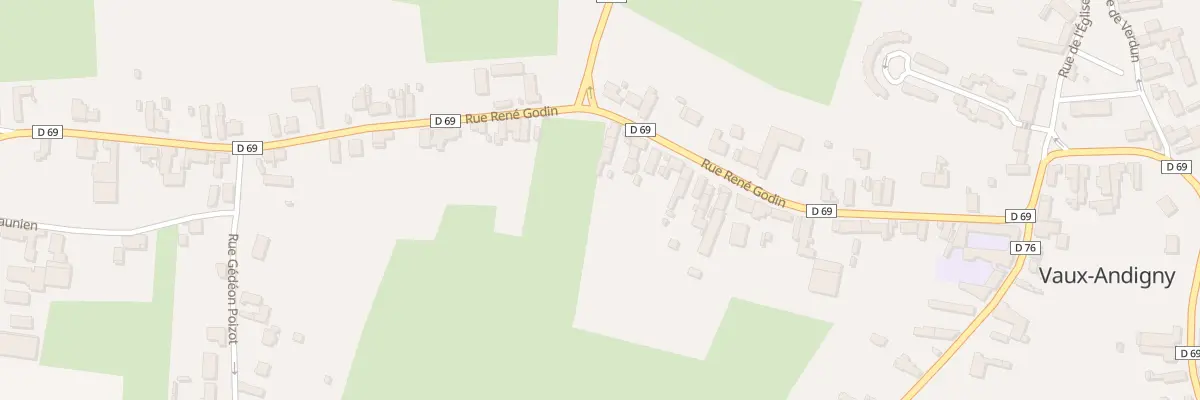 Plan du 42 Rue René Godin à Vaux-Andigny