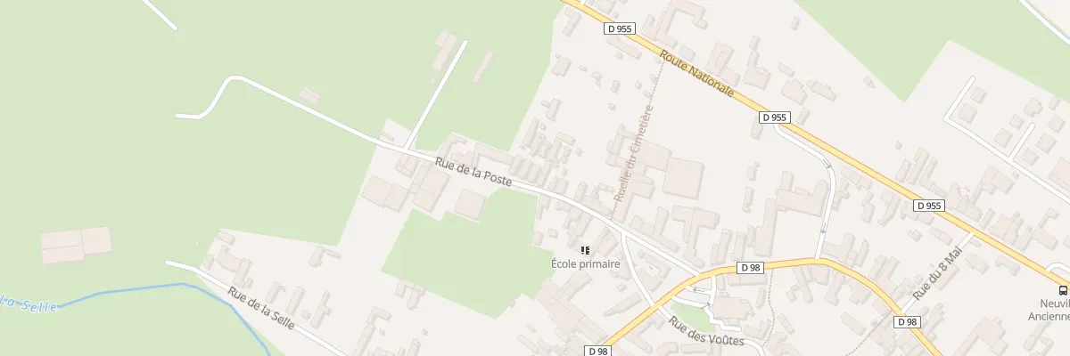 Plan du 22 Rue de la Poste à Neuvilly