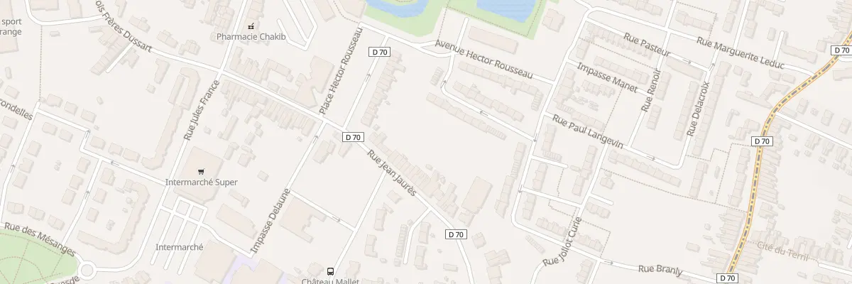 Plan du 42 Rue Jean Jaurès à Beuvrages