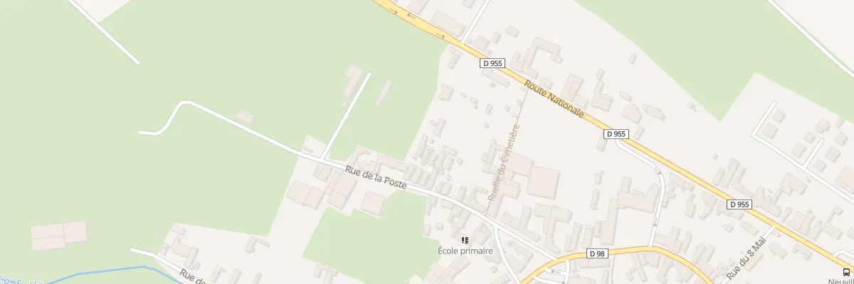 Plan du 38 Rue de la Poste à Neuvilly