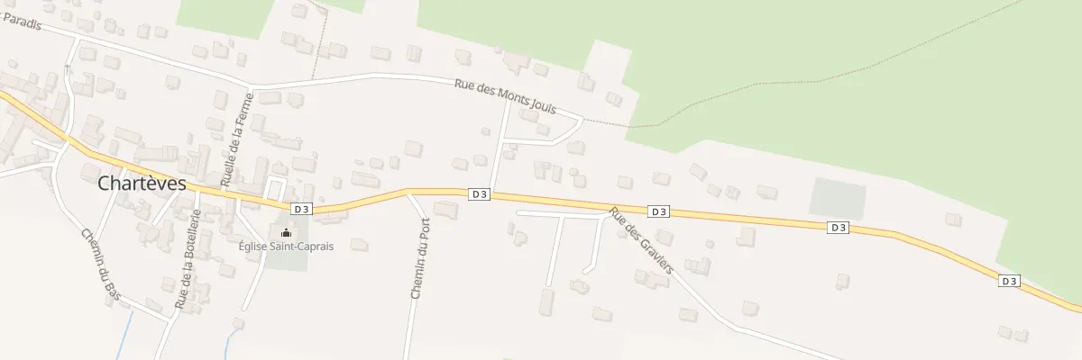Plan du 11 Rue de la Croix Blanche à Chartèves