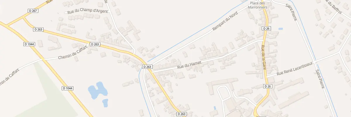 Plan du 9 Rue du Hamet à Crépy