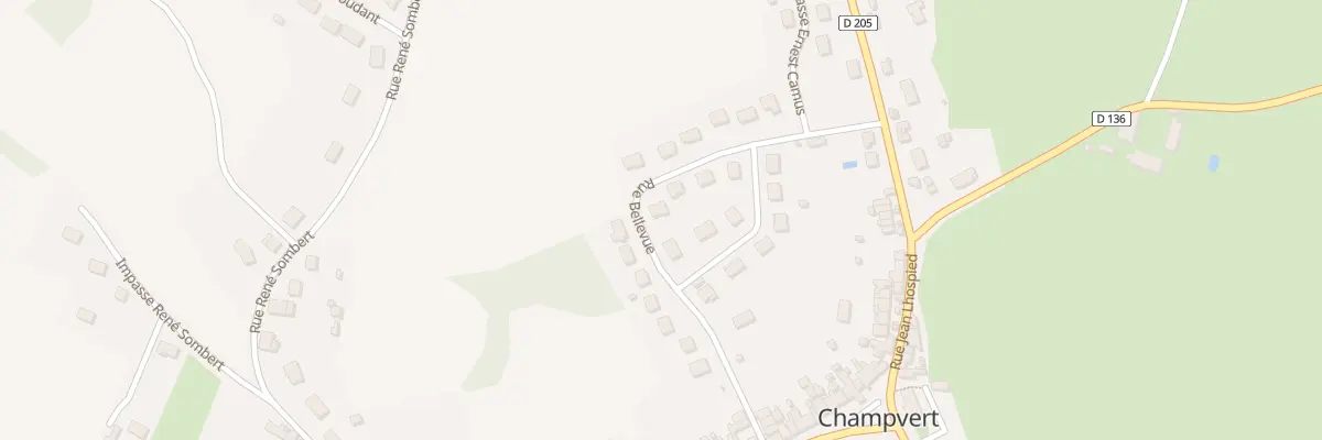 Plan du 13 Rue Bellevue à Champvert