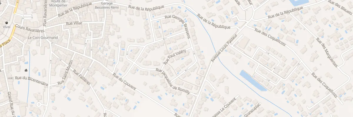Plan du 4 Rue Paul Valery à Saint-André-de-Sangonis