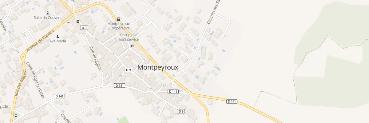 Plan du 7 Che des Faysses à Montpeyroux