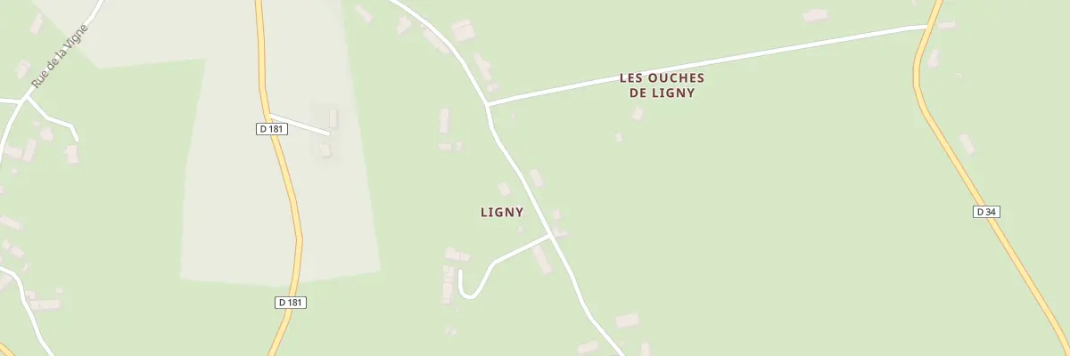 Plan du 9 Ligny à Crux-la-Ville