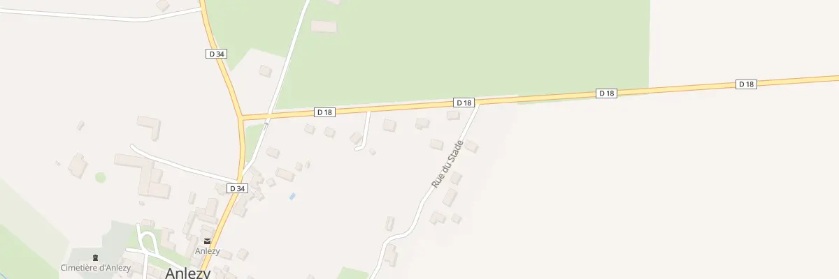 Plan du 9 Rte de Fertrève à Anlezy