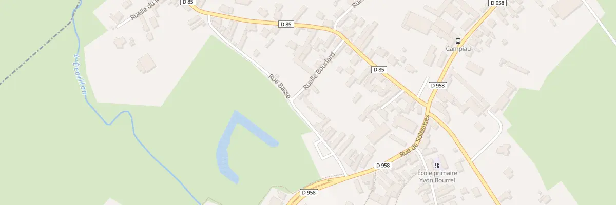 Plan du 118 Rue Basse à Vendegies-sur-Écaillon