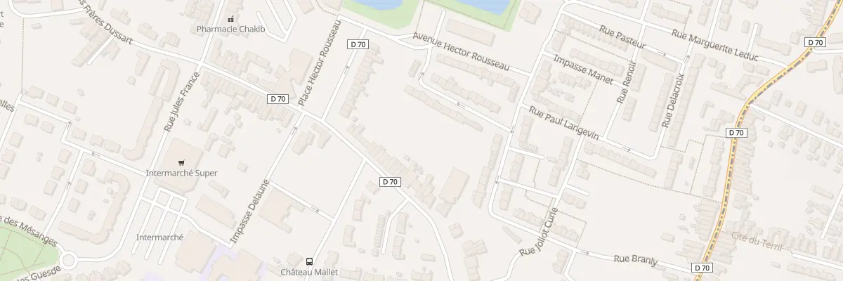 Plan du 50 Rue Jean Jaurès à Beuvrages