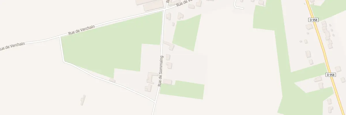 Plan du 3 Rue de Sommaing à Quérénaing