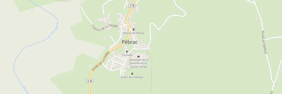 Plan du 5057 Le Bourg à Pébrac