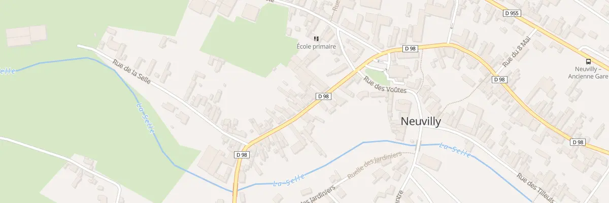 Plan du 12 Rue de la République à Neuvilly