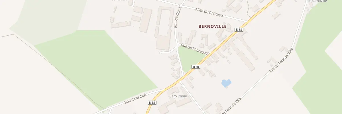 Plan du 7 Rue de Condé à Aisonville-et-Bernoville