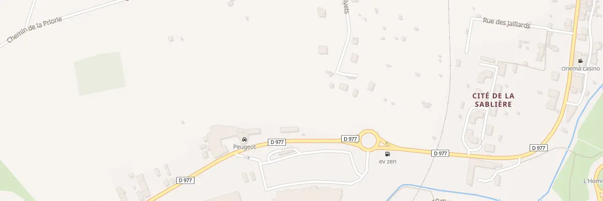 Plan du 9011 Les Jaillards à Clamecy