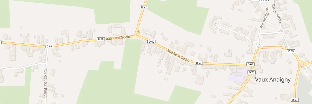 Plan du 32 Rue René Godin à Vaux-Andigny