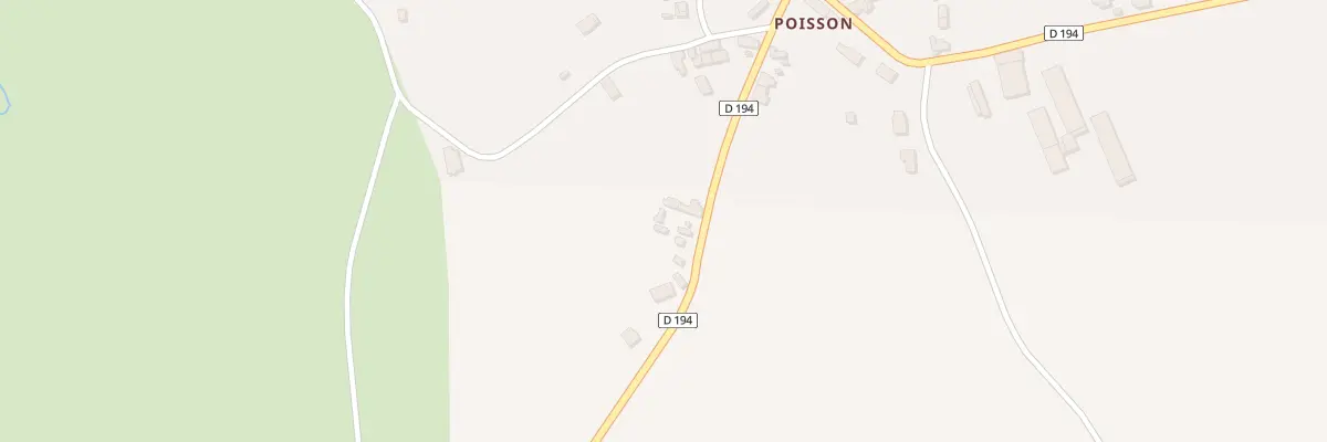 Plan du 32 Poisson à Thianges