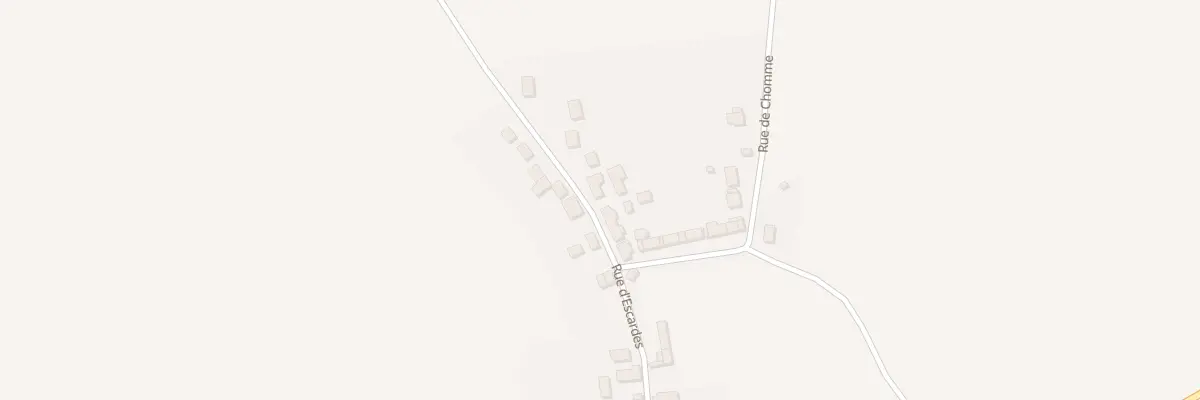 Plan du 22 Rue d’Escardes à Bouchy-Saint-Genest