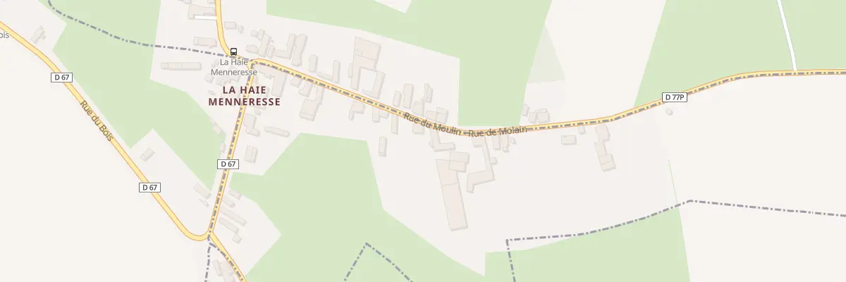 Plan du 8 Rue du Moulin à Molain