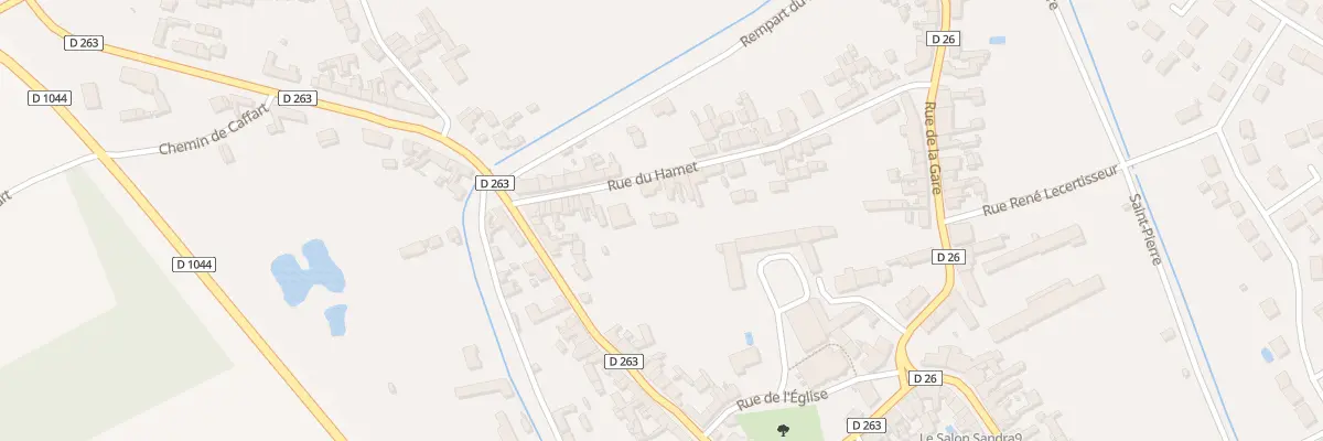 Plan du 22 Rue du Hamet à Crépy