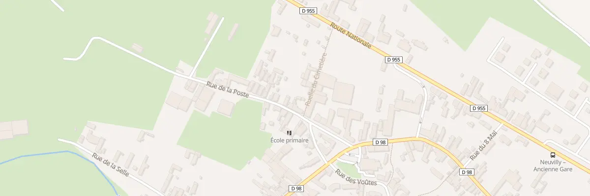 Plan du 8 Rue de la Poste à Neuvilly